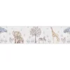 A.S. Creation Vlies-Bordüre Tiere 5 m x 0,13 m Beige-Grau-Blau FSC®