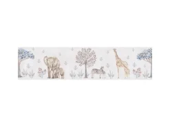 A.S. Creation Vlies-Bordüre Tiere 5 m x 0,13 m Beige-Grau-Blau FSC®