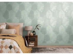 A.S. Creation Vliestapete Floral Blätter 10,05 m x 0,53 m Grün FSC®