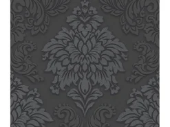 A.S. Creation Vliestapete Metropolitan Stories Lizzy London Damask Schwarz FSC®