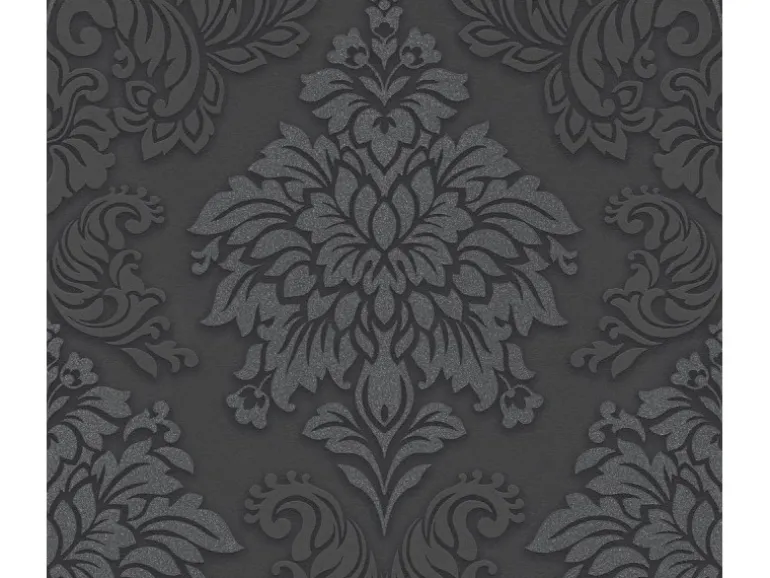 A.S. Creation Vliestapete Metropolitan Stories Lizzy London Damask Schwarz FSC®