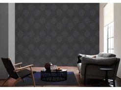 A.S. Creation Vliestapete Metropolitan Stories Lizzy London Damask Schwarz FSC®