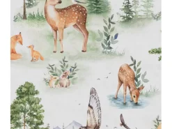 A.S. Creation Vliestapete Waldtiere 10,05 m x 0,53 m Grün-Braun-Beige FSC®