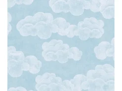 A.S. Creation Vliestapete Wolken 10,05 m x 0,53 m Blau-Weiß FSC®