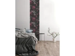AS-Creation 3D-Panel Pop up Floral 250 cm x 52 cm Schwarz-Lila