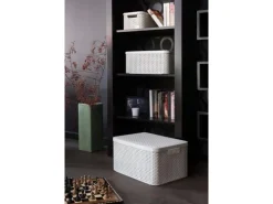 Aufbewahrungsboxen Curver Style 3-er Set Creme S + M + L