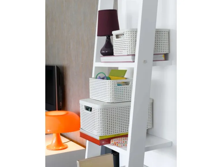 Aufbewahrungsboxen Curver Style 3-er Set Creme S + M + L