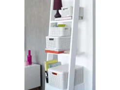 Aufbewahrungsboxen Curver Style 3-er Set Creme S + M + L