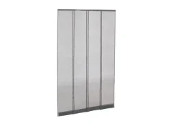 Avosdim Insektenschutz Lamellenvorhang 130cm x 230cm Grau