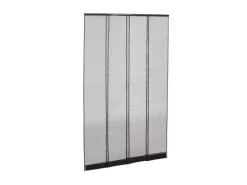 Avosdim Insektenschutz Lamellenvorhang 230cm x 100cm Schwarz