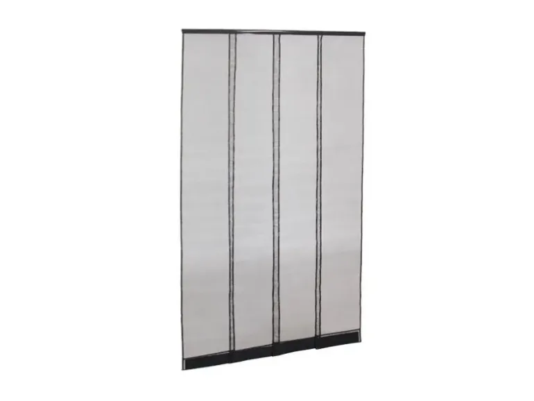 Avosdim Insektenschutz Lamellenvorhang 230cm x 100cm Schwarz