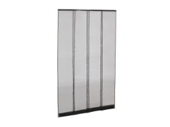 Avosdim Insektenschutz Lamellenvorhang 230cm x 130cm Schwarz