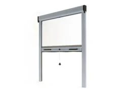 Avosdim Insektenschutzrollo Fenster & Tür Aluminium 150cm x 160cm Silbermetallic