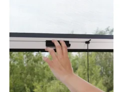 Avosdim Insektenschutzrollo für Fenster Aluminium 80cm x 130cm Weiß