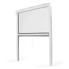 Avosdim Insektenschutzrollo für Fenster PVC 80cm x 130cm Weiß