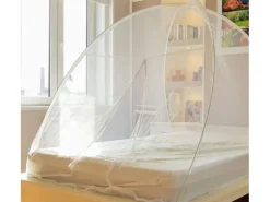 Avosdim Insektenschutzzelt mit Pop-Up Reißverschluss 150cm x 200cm Weiß