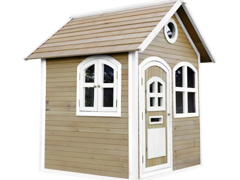 Axi Julia Spielhaus Braun - Weiß 151 x 137 x 175 cm