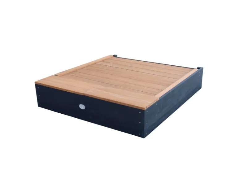 Axi Sandkasten Mandy Stauraum und Deckel Anthr. Braun 90 cm x 74 cm x 100 cm