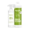 BactoDes Animal Geruchsentferner Gegen Tierurin Konzentrat in 1L Flasche mit Misch- und Sprühflasche