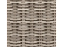 Balkonmöbel-Set Olea Mini 5-teilig Polyrattan Hellgrau