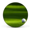 Banjado Magnettafel Rund Größe 47cm Magnetwand Schwarz Aus Metall Magnetpinnwand Pinnwand Motiv Einsamer Golfball