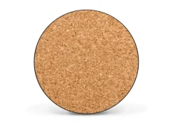 Banjado Magnettafel Rund Größe 47cm Magnetwand Schwarz Aus Metall Magnetpinnwand Pinnwand Motiv Kork