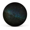 Banjado Magnettafel Rund Größe 47cm Magnetwand Schwarz Aus Metall Magnetpinnwand Pinnwand Motiv Nachthimmel