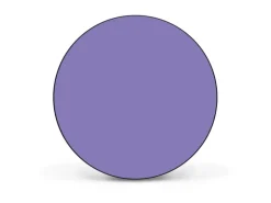 Banjado Magnettafel Rund Größe 47cm Magnetwand Schwarz Aus Metall Magnetpinnwand Pinnwand Motiv Lavendel