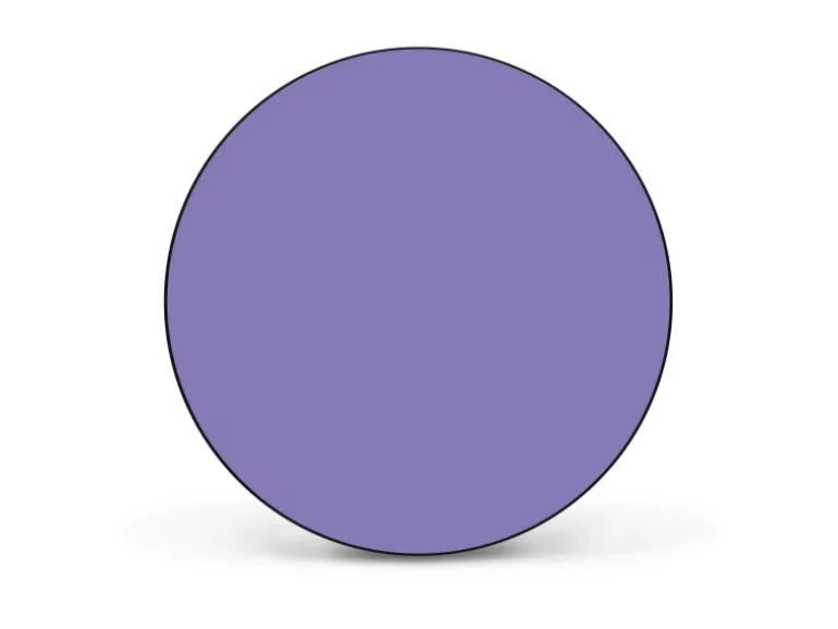 Banjado Magnettafel Rund Größe 47cm Magnetwand Schwarz Aus Metall Magnetpinnwand Pinnwand Motiv Lavendel