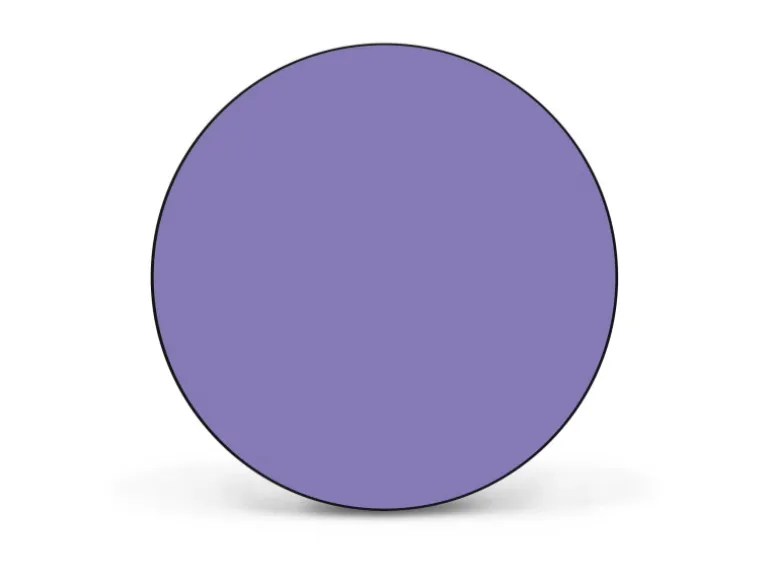 Banjado Magnettafel Rund Größe 47cm Magnetwand Schwarz Aus Metall Magnetpinnwand Pinnwand Motiv Lavendel