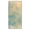 Banjado Magnettafel 37x78cm Magnetwand Schwarz Aus Metall Magnetpinnwand Pinnwand Inkl. 4 Magnete Motiv Patina Grün