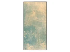 Banjado Magnettafel 37x78cm Magnetwand Schwarz Aus Metall Magnetpinnwand Pinnwand Inkl. 4 Magnete Motiv Patina Grün
