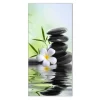 Banjado Magnettafel 37x78cm Magnetwand Silber Aus Metall Magnetpinnwand Pinnwand Inkl. 4 Magnete Motiv Steine & Relax 6