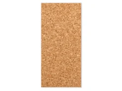 Banjado Magnettafel 37x78cm Magnetwand Weiß Aus Metall Magnetpinnwand Pinnwand Inkl. 4 Magnete Motiv Kork