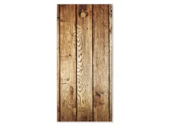 Banjado Magnettafel 37x78cm Magnetwand Weiß Aus Metall Magnetpinnwand Pinnwand Inkl. 4 Magnete Motiv Geöltes Holz