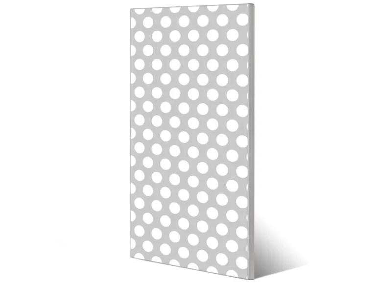 Banjado Magnettafel 37x78cm Magnetwand Silber Aus Metall Magnetpinnwand Pinnwand Inkl. 4 Magnete Motiv Punkte Grau