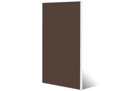 Banjado Magnettafel 37x78cm Magnetwand Weiß Aus Metall Magnetpinnwand Pinnwand Inkl. 4 Magnete Motiv Schokobraun