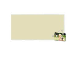 Banjado Magnettafel 78x37cm Magnetwand Weiß Aus Metall Magnetpinnwand Pinnwand Inkl. 4 Magnete Motiv Beige