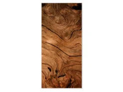 Banjado Magnettafel 37x78cm Magnetwand Weiß Aus Metall Magnetpinnwand Pinnwand Inkl. 4 Magnete Motiv Trockenes Holz