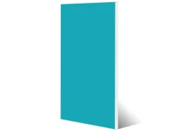 Banjado Magnettafel 37x78cm Magnetwand Weiß Aus Metall Magnetpinnwand Pinnwand Inkl. 4 Magnete Motiv Türkis