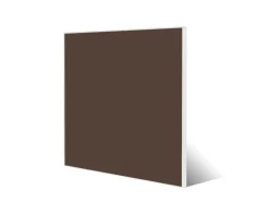 Banjado Magnettafel 50x50cm Magnetwand Weiß Aus Metall Magnetpinnwand Pinnwand Inkl. 4 Magnete Motiv Schokobraun