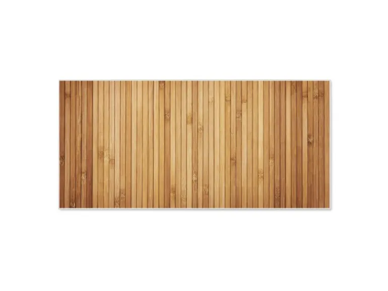 Banjado Magnettafel 78x37cm Magnetwand Weiß Aus Metall Magnetpinnwand Pinnwand Inkl. 4 Magnete Motiv Bambusholz