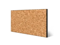 Banjado Magnettafel 78x37cm Magnetwand Schwarz Aus Metall Magnetpinnwand Pinnwand Inkl. 4 Magnete Motiv Kork