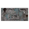 Banjado Magnettafel 78x37cm Magnetwand Schwarz Aus Metall Magnetpinnwand Pinnwand Inkl. 4 Magnete Motiv Wand Mit Zeitungen