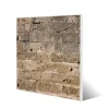 Banjado Magnettafel 50x50cm Magnetwand Weiß Aus Metall Magnetpinnwand Pinnwand Inkl. 4 Magnete Motiv Steinwand Antik