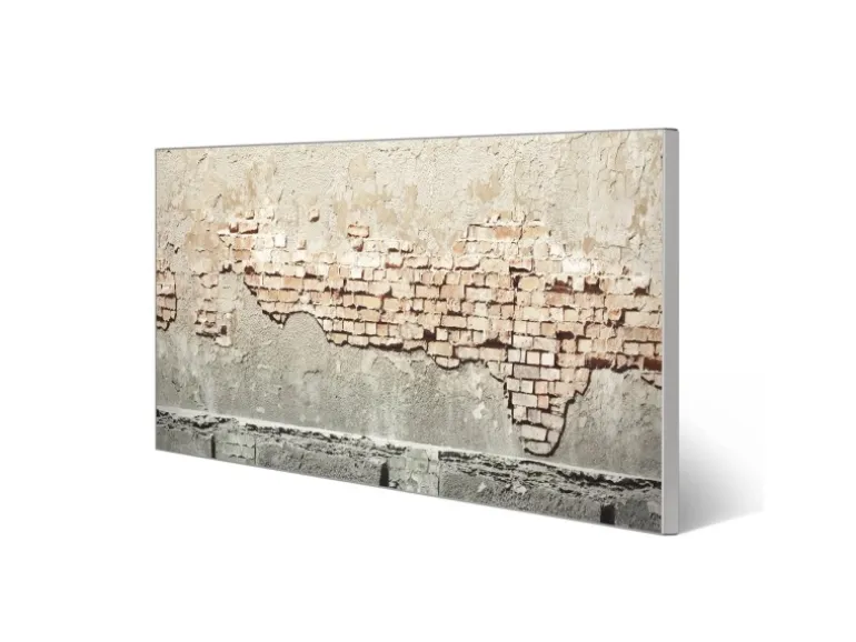 Banjado Magnettafel 78x37cm Magnetwand Silber Aus Metall Magnetpinnwand Pinnwand Inkl. 4 Magnete Motiv Baulücke
