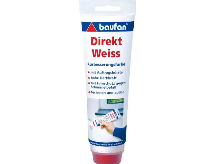 Baufan Direkt-Weiss Ausbesserungsfarbe 250 g