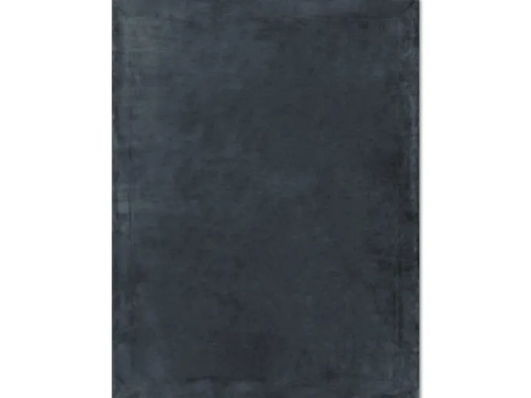 Beautissu Alina Decke 220x240cm Anthrazit/Anthrazit