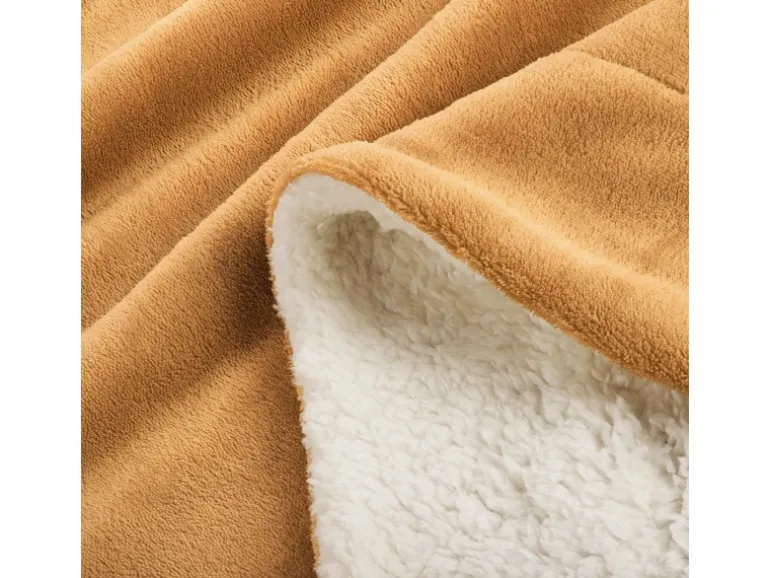 Beautissu Alina Decke 150x200cm Beige/Weiß