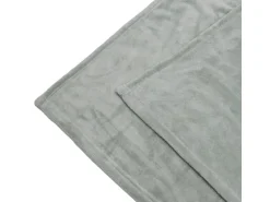 Beautissu Aurelia Decke 220x240cm Hellgrau